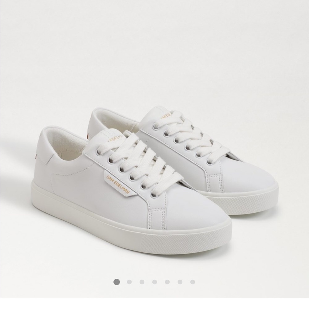 Sam Edelman Ethyl White Sneaker Size 9 WORN ONCE